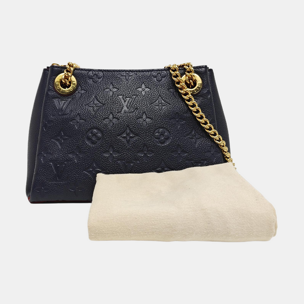 SURENE BB Monogram Calfskin Blue