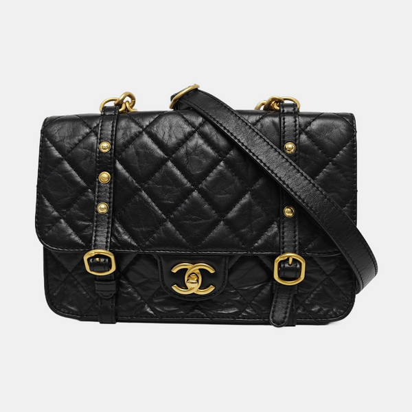 Quilted Calfskin Black