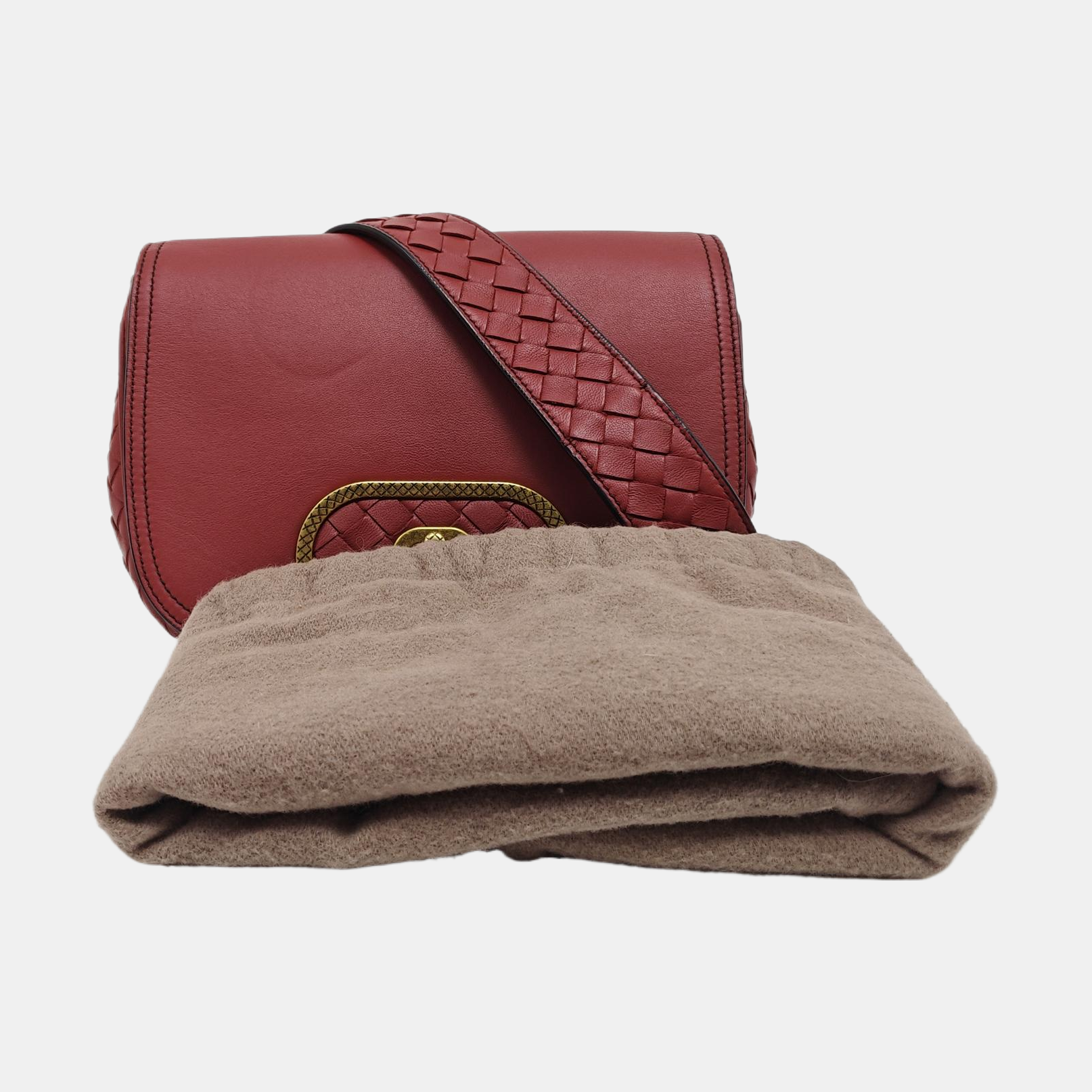 BV Luna Calfskin Red