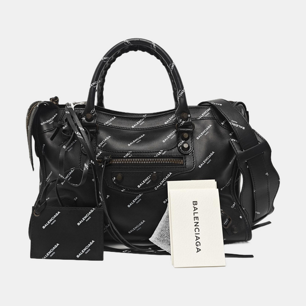 Classic City Small Lambskin Black