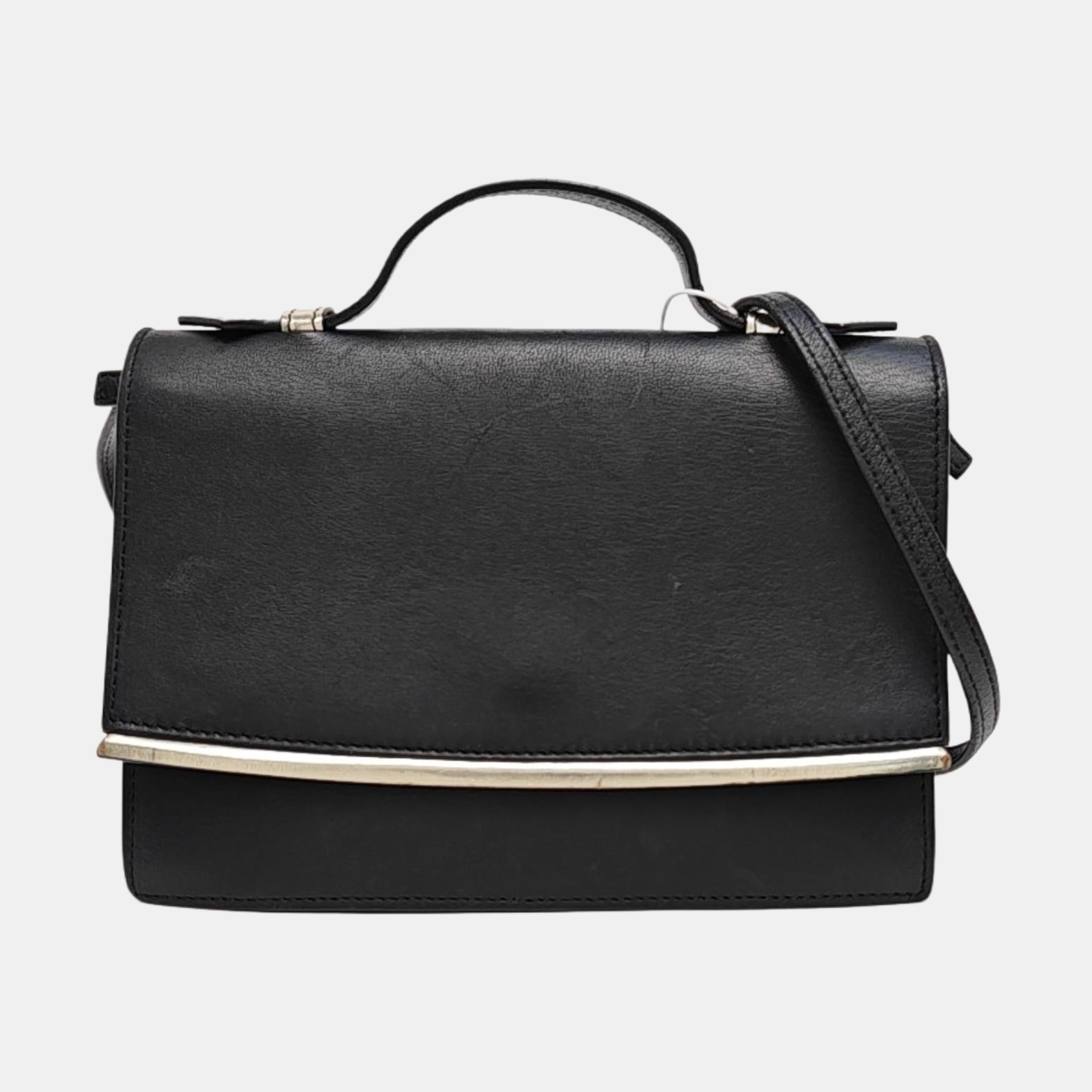 Calfskin Shoulder Bag Black