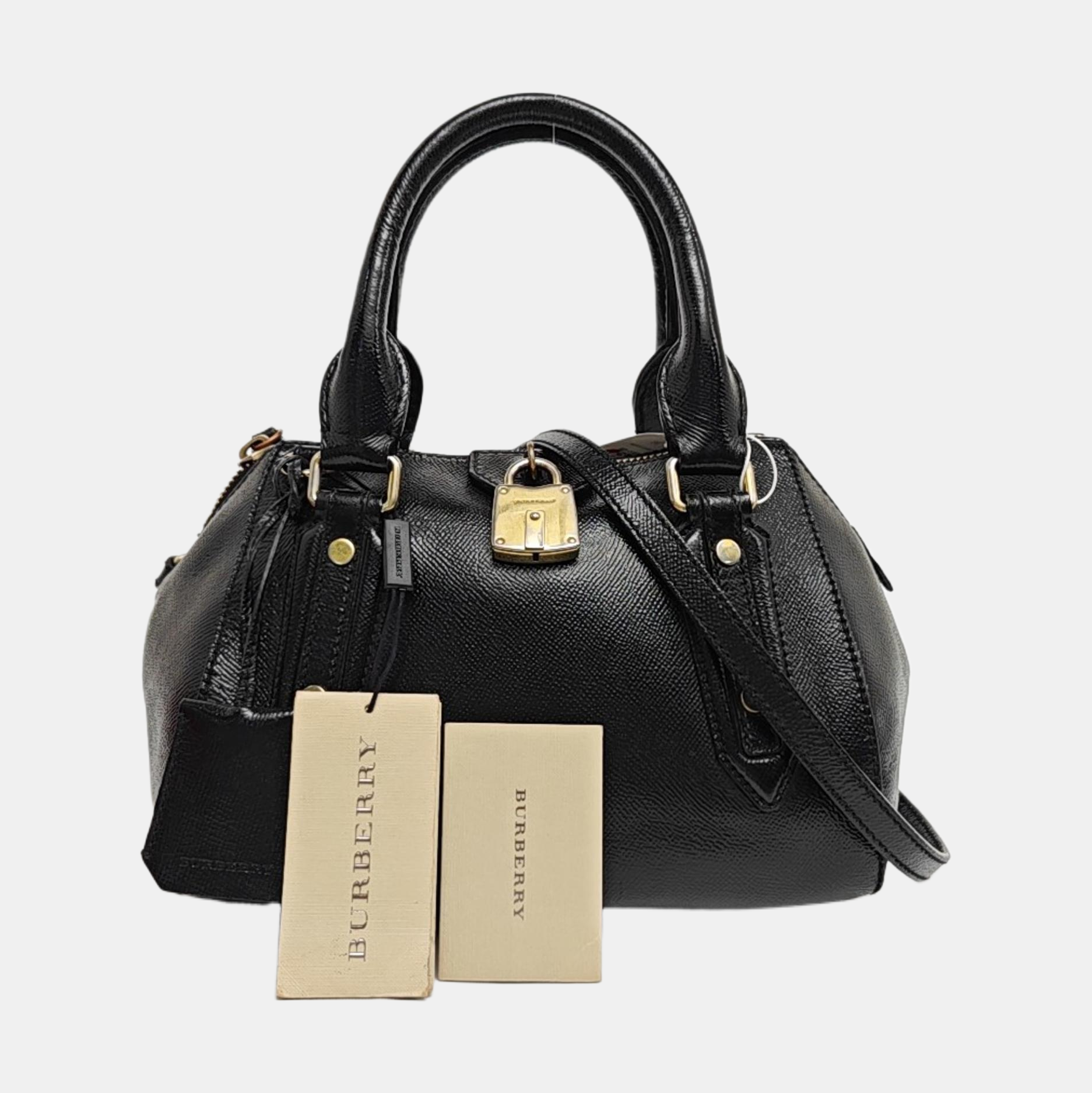 Calfskin Shoulder Bag Medium Black