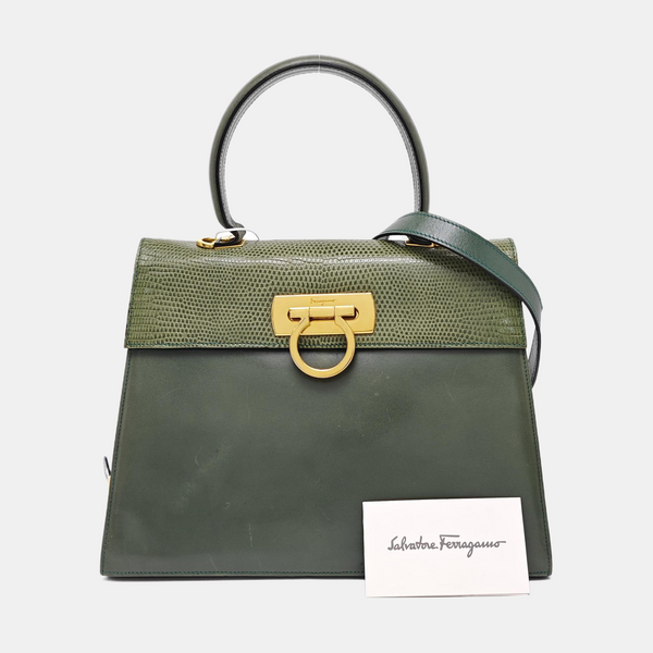 Kelly Calfskin Green