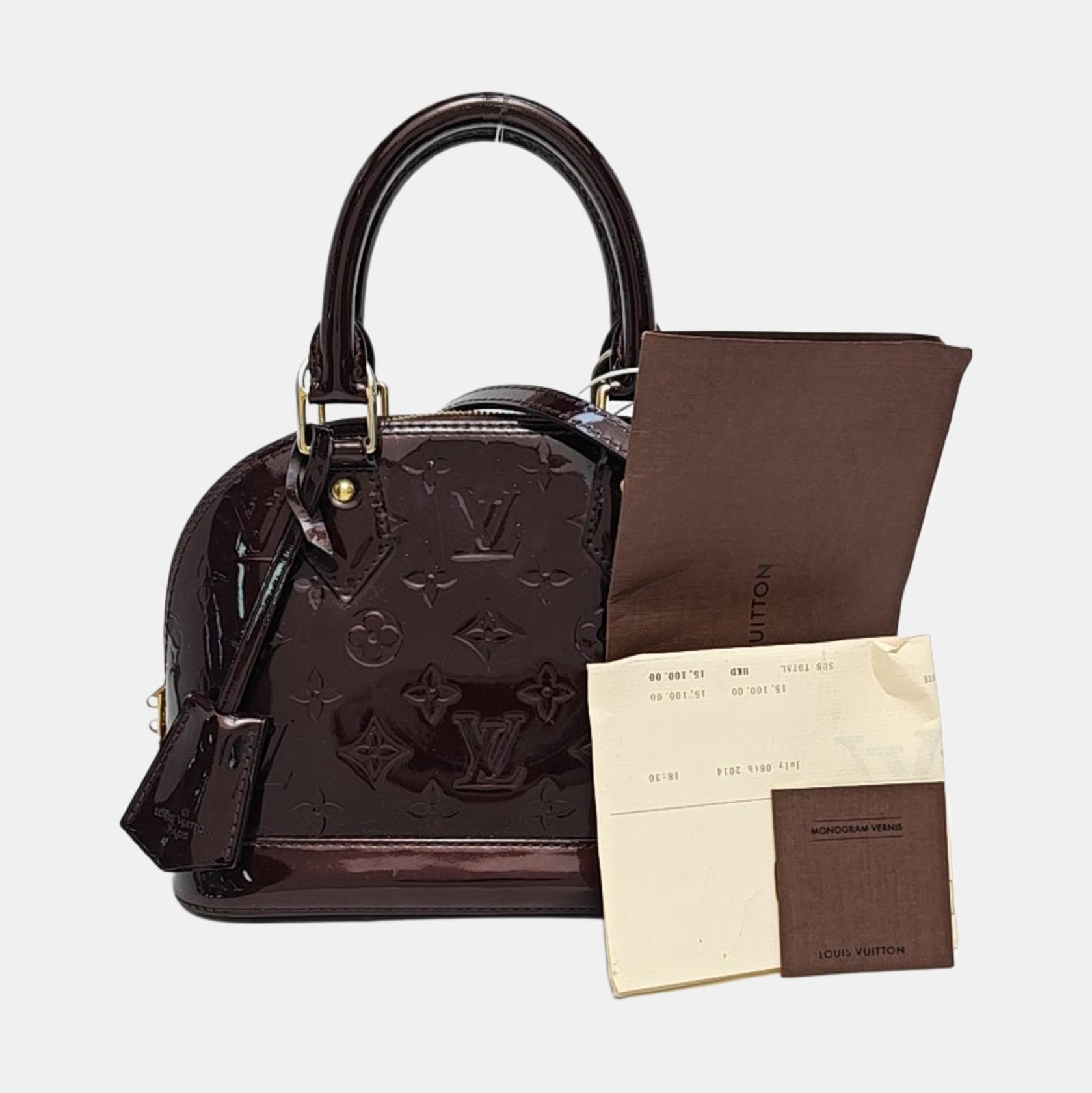 ALMA BB Monogram Charol Rojo