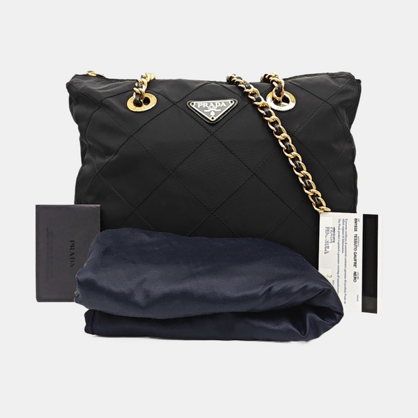 Re-Edition 1995 Chaîne Quilted Nylon Black