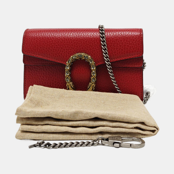 Dionysus Super Mini Calfskin Red