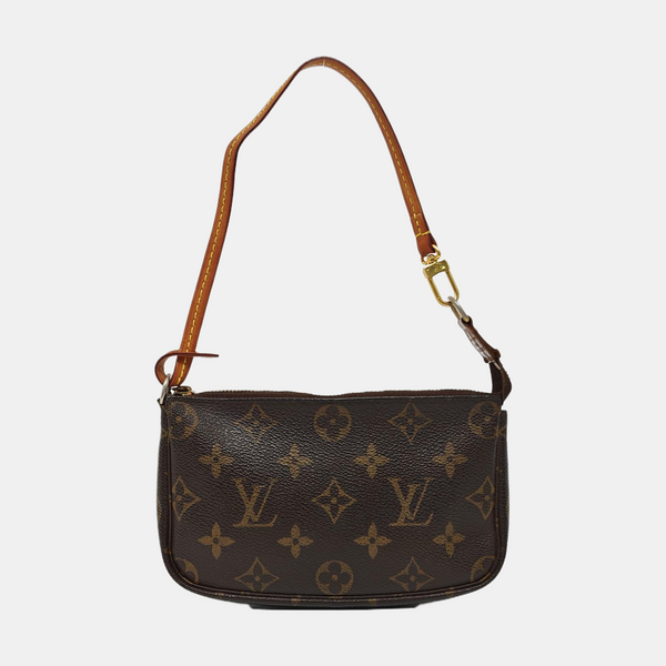 ACCESSOIRES MM Monogram Coated Canvas Brown