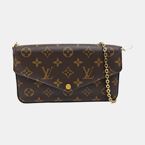 FÉLICIE Monogram Coated Canvas Brown