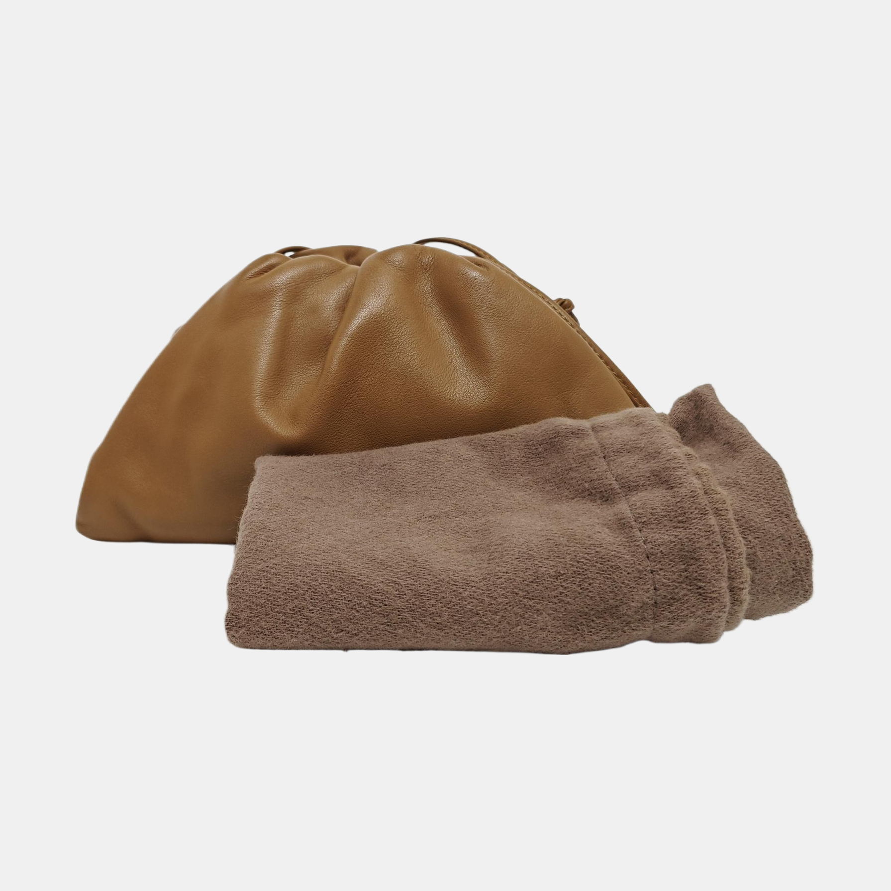 The Pouch Mini Calfskin Brown