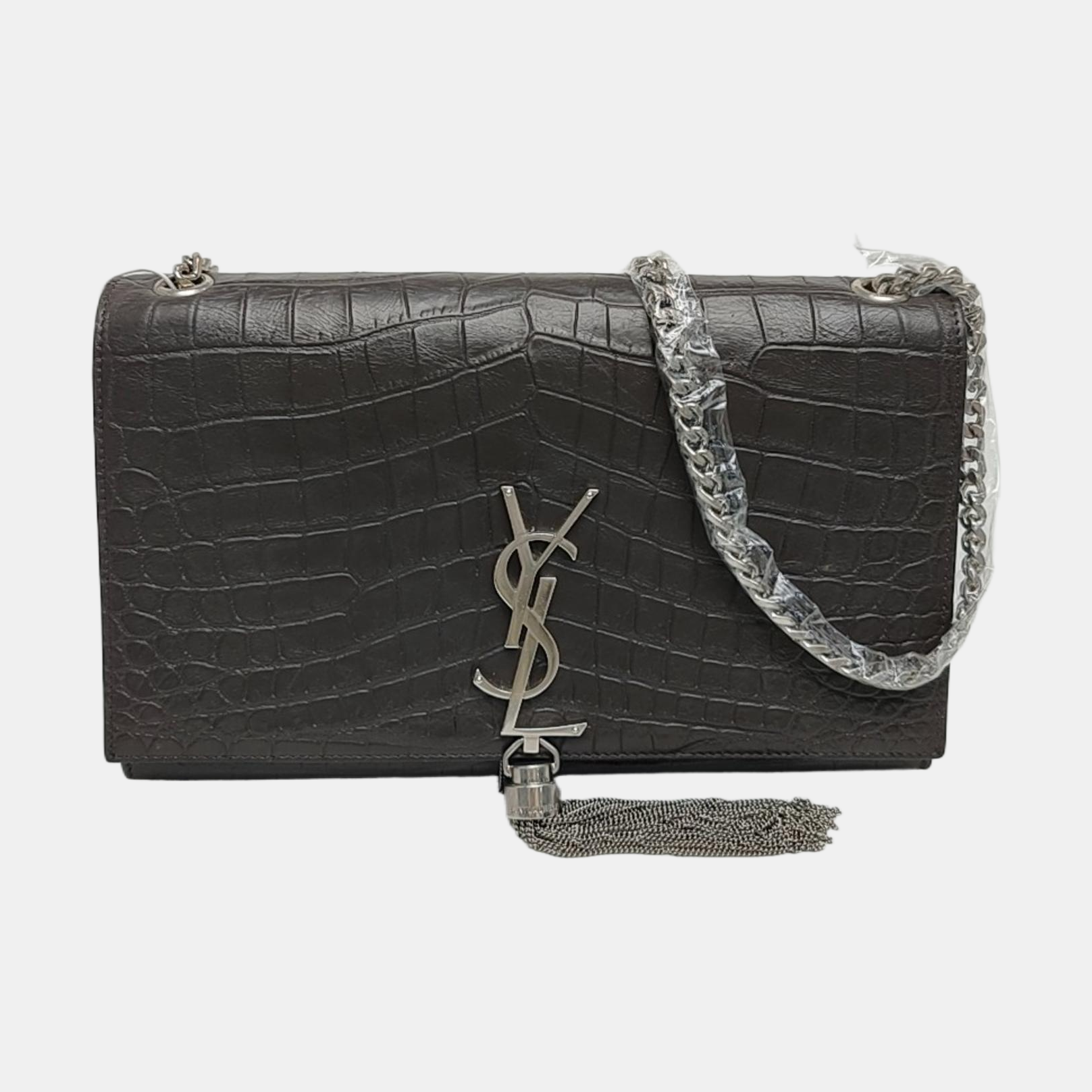 KATE Medium Calfskin Gray