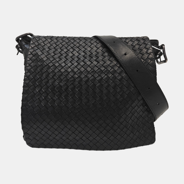 Calfskin Shoulder Bag Black