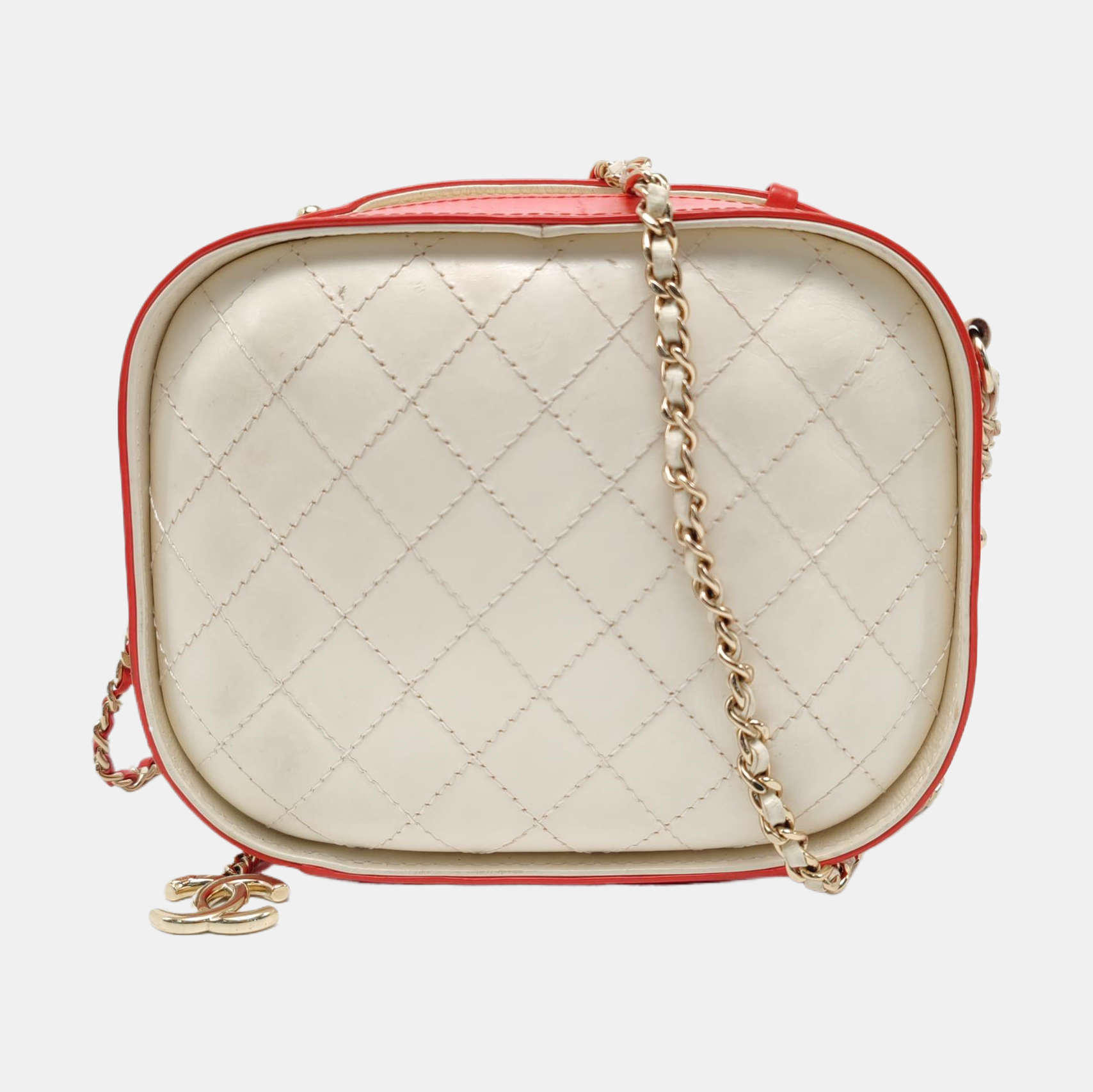 Quilted Calfskin White