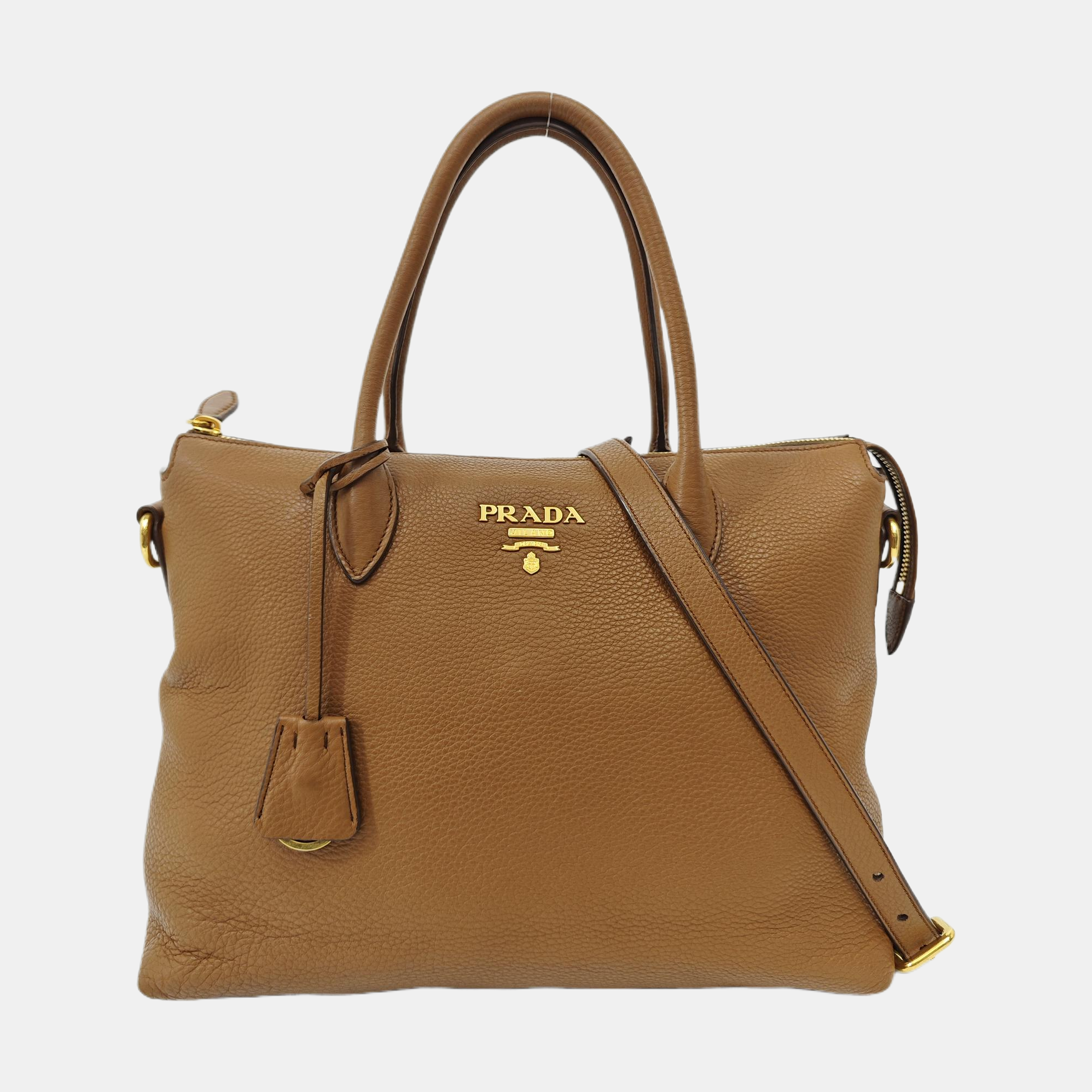Calfskin Tote Bag Brown