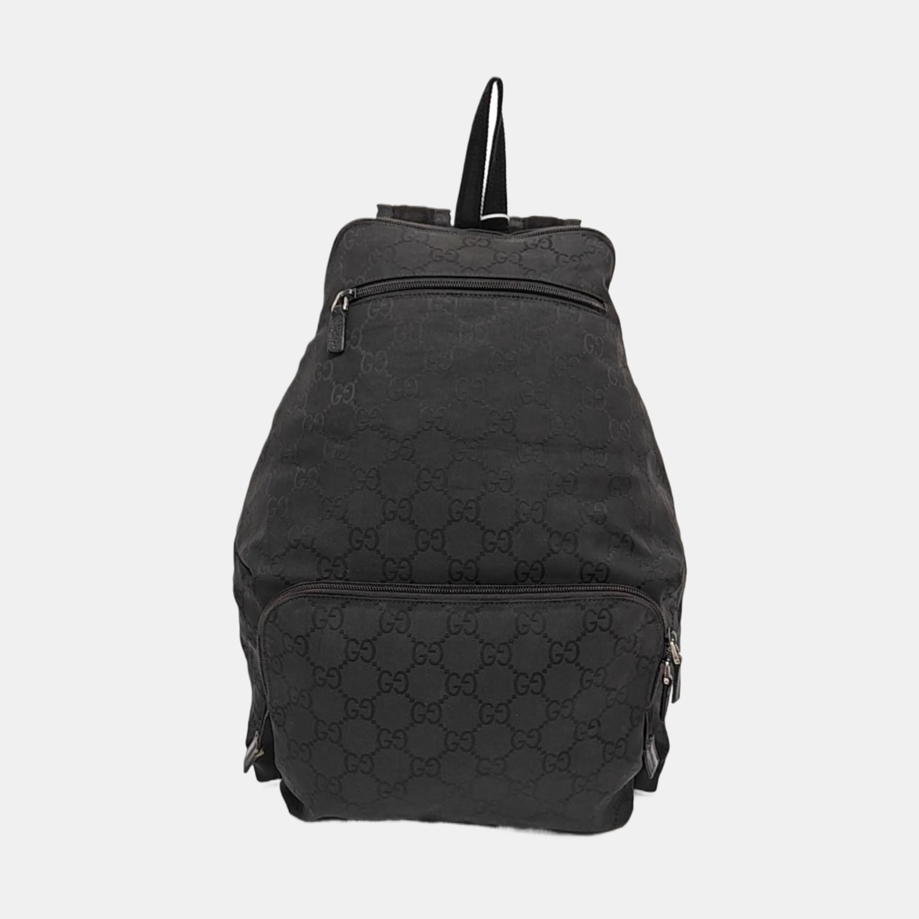 Monogram Canvas Backpack Black