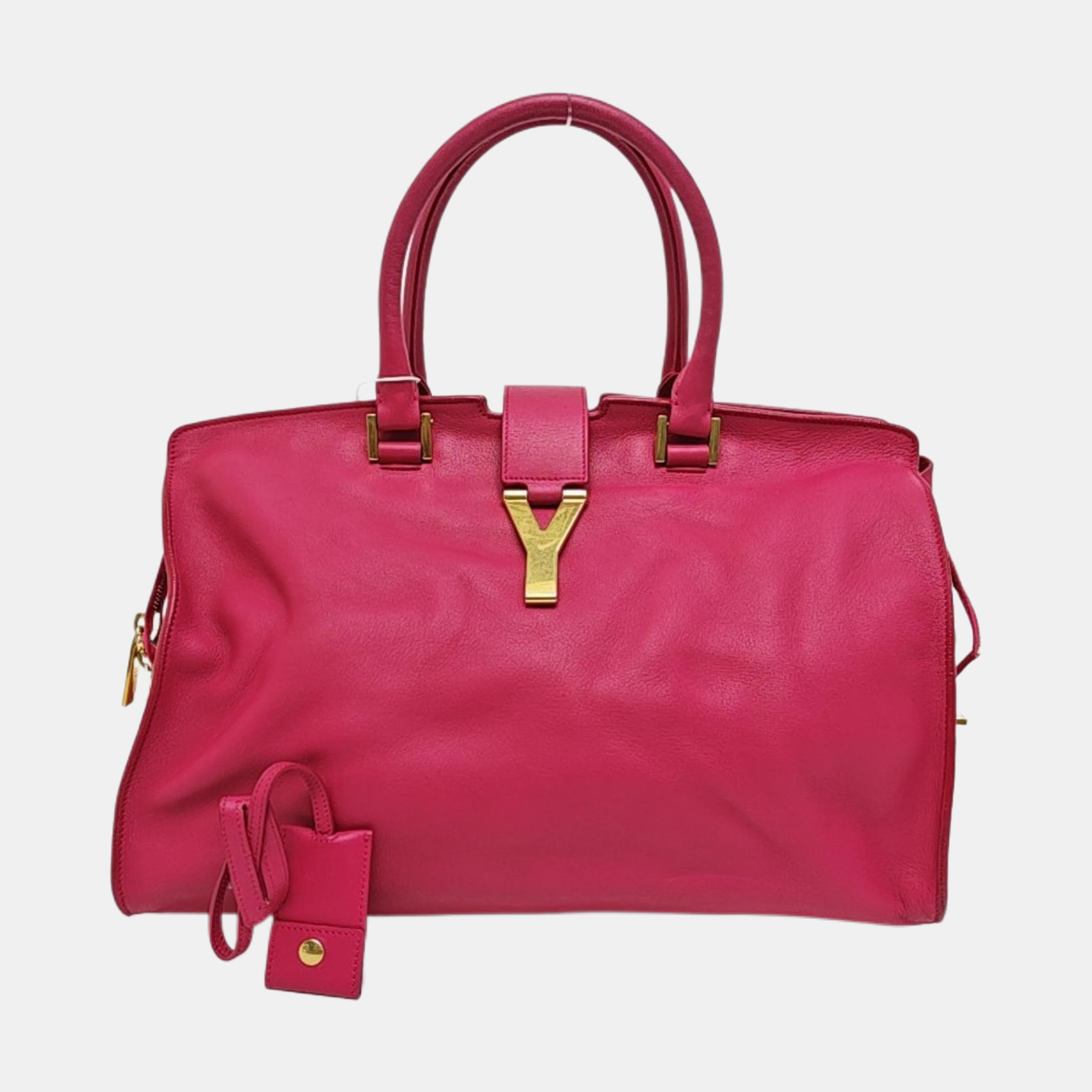 CHYC Y LIGNE Medium Calfskin Red