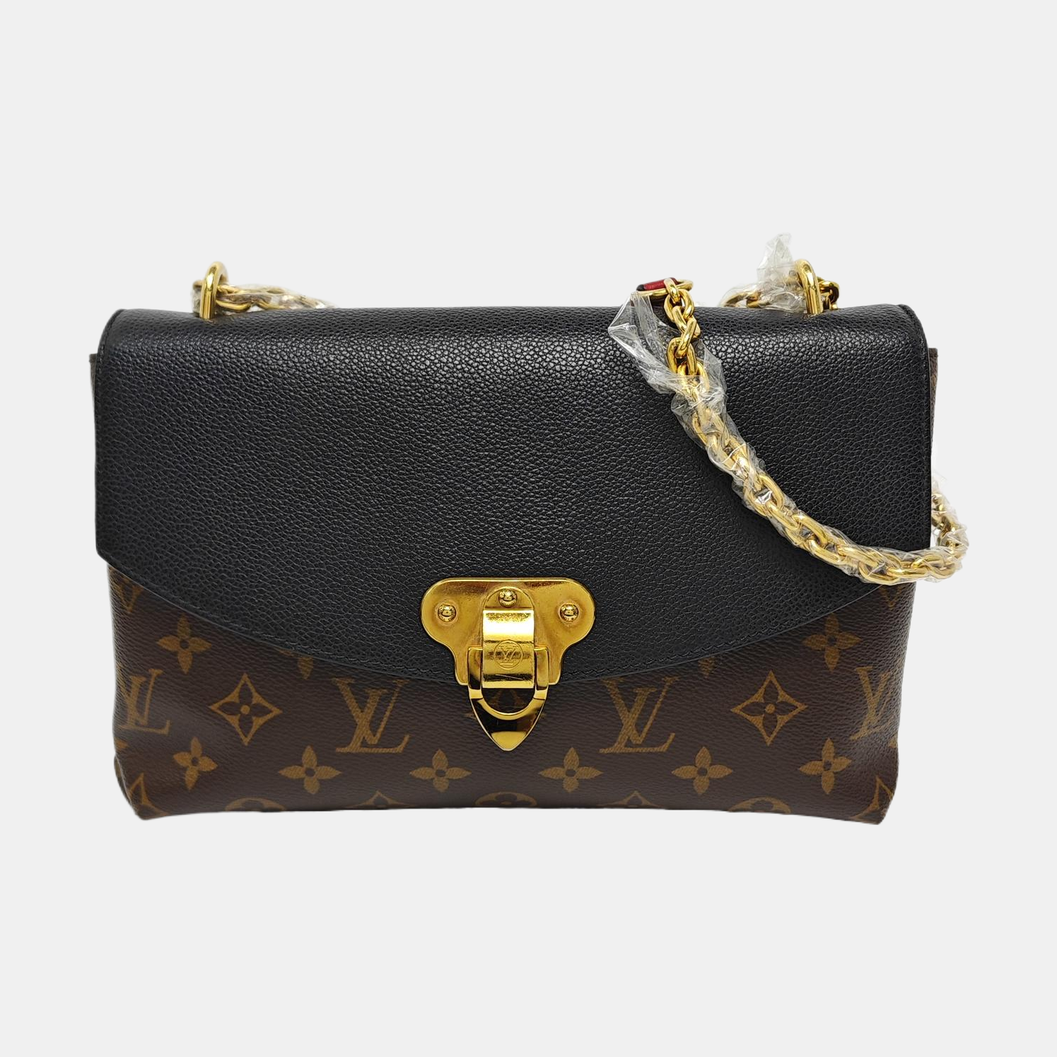 SAINT PLACIDE Monogram Coated Canvas Black