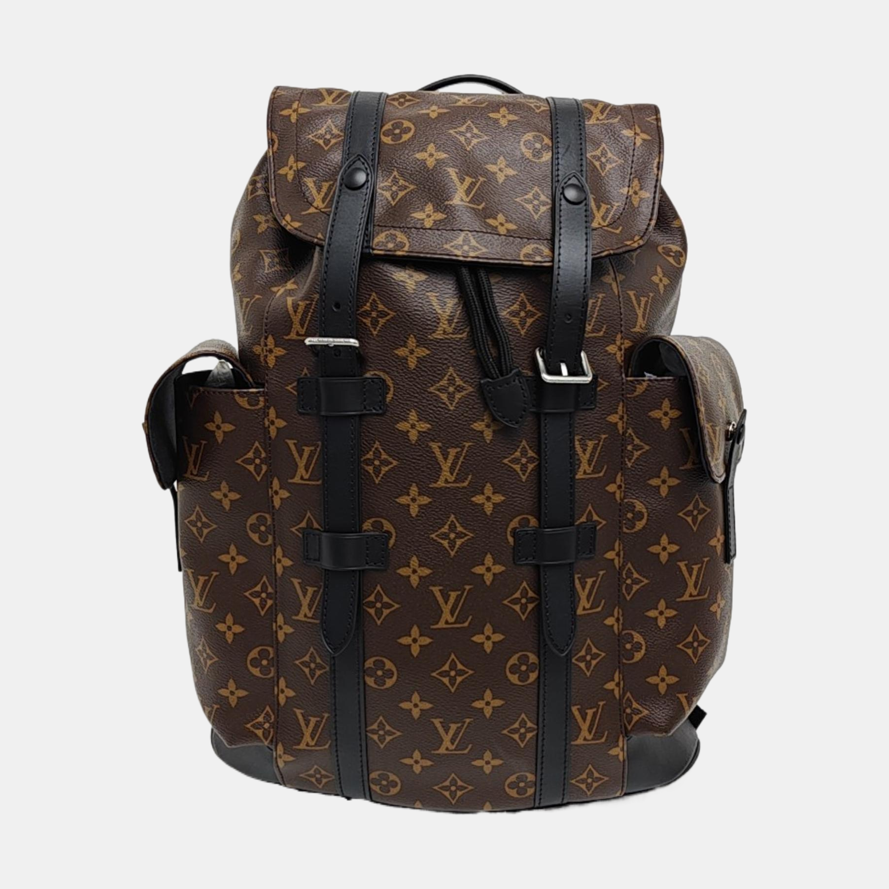 CHRISTOPHER PM Monogram Coated Canvas Brown