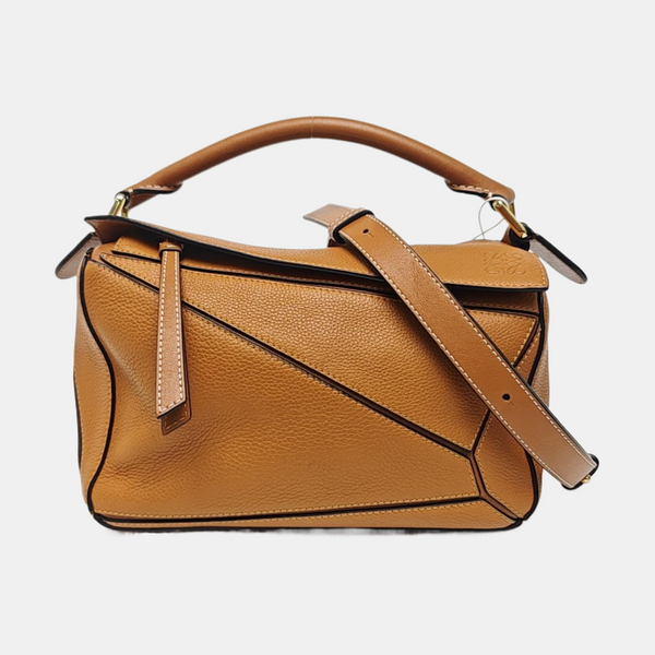 Puzzle Small Calfskin Brown