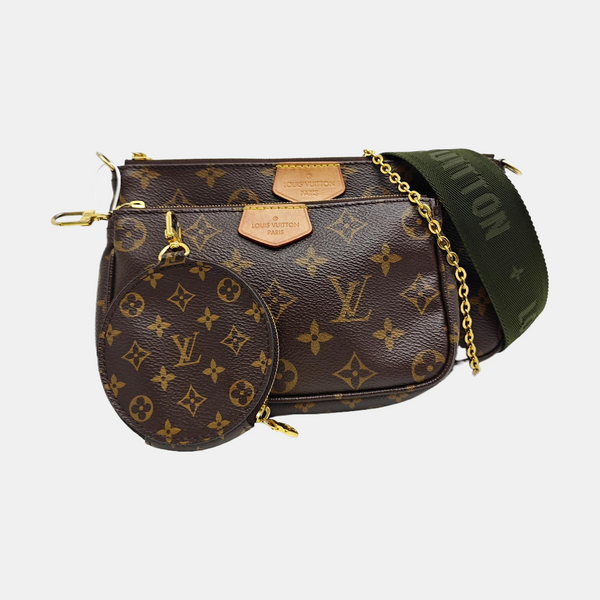 MULTI Monogram Coated Canvas Brown