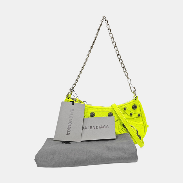 Le Cagole Mini Calfskin Green