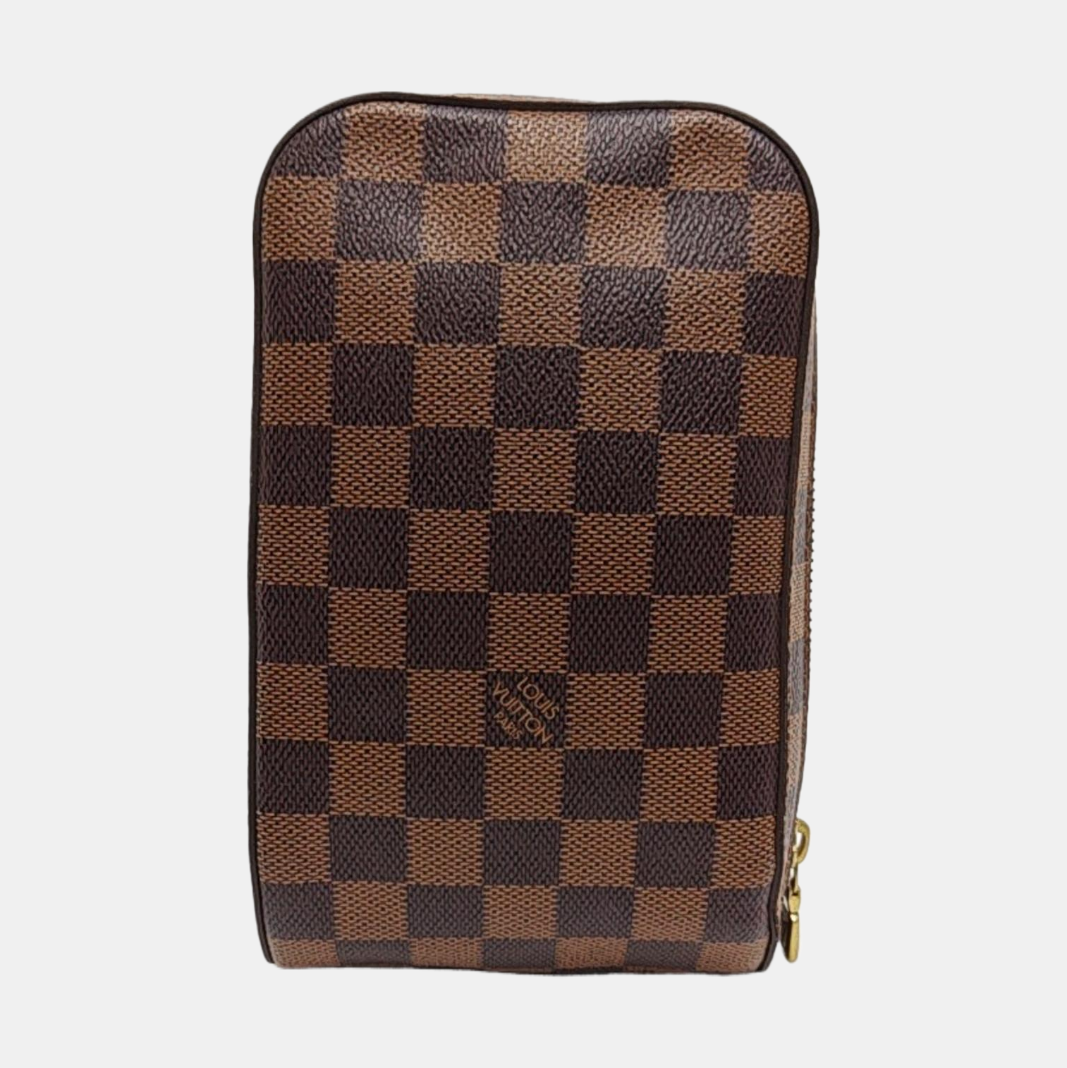GÉRONIMOS Damier Ebene Coated Canvas Brown