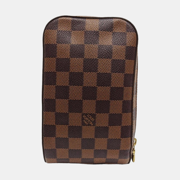 GÉRONIMOS Damier Ebene Coated Canvas Brown