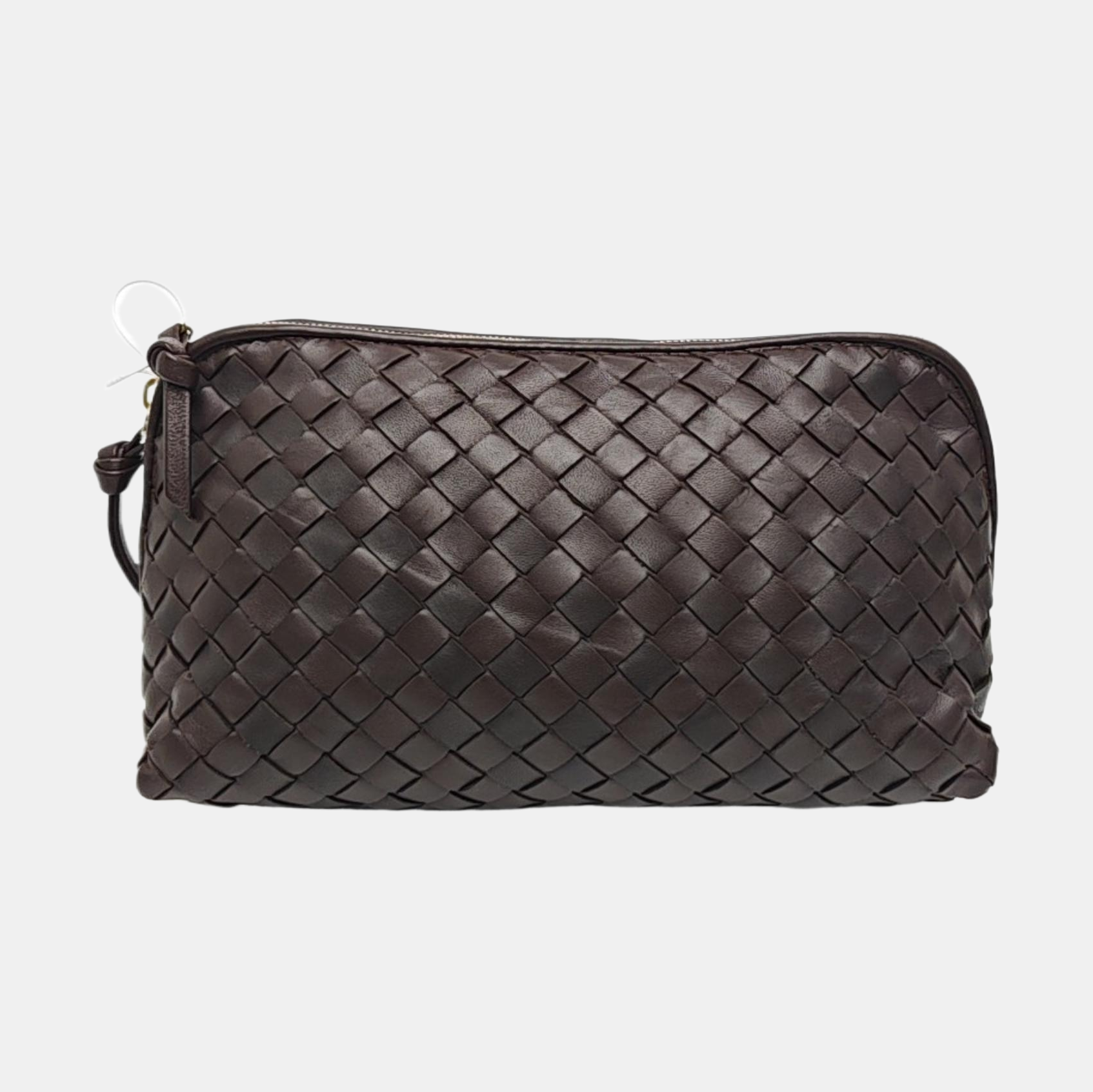 Lambskin Clutch Brown