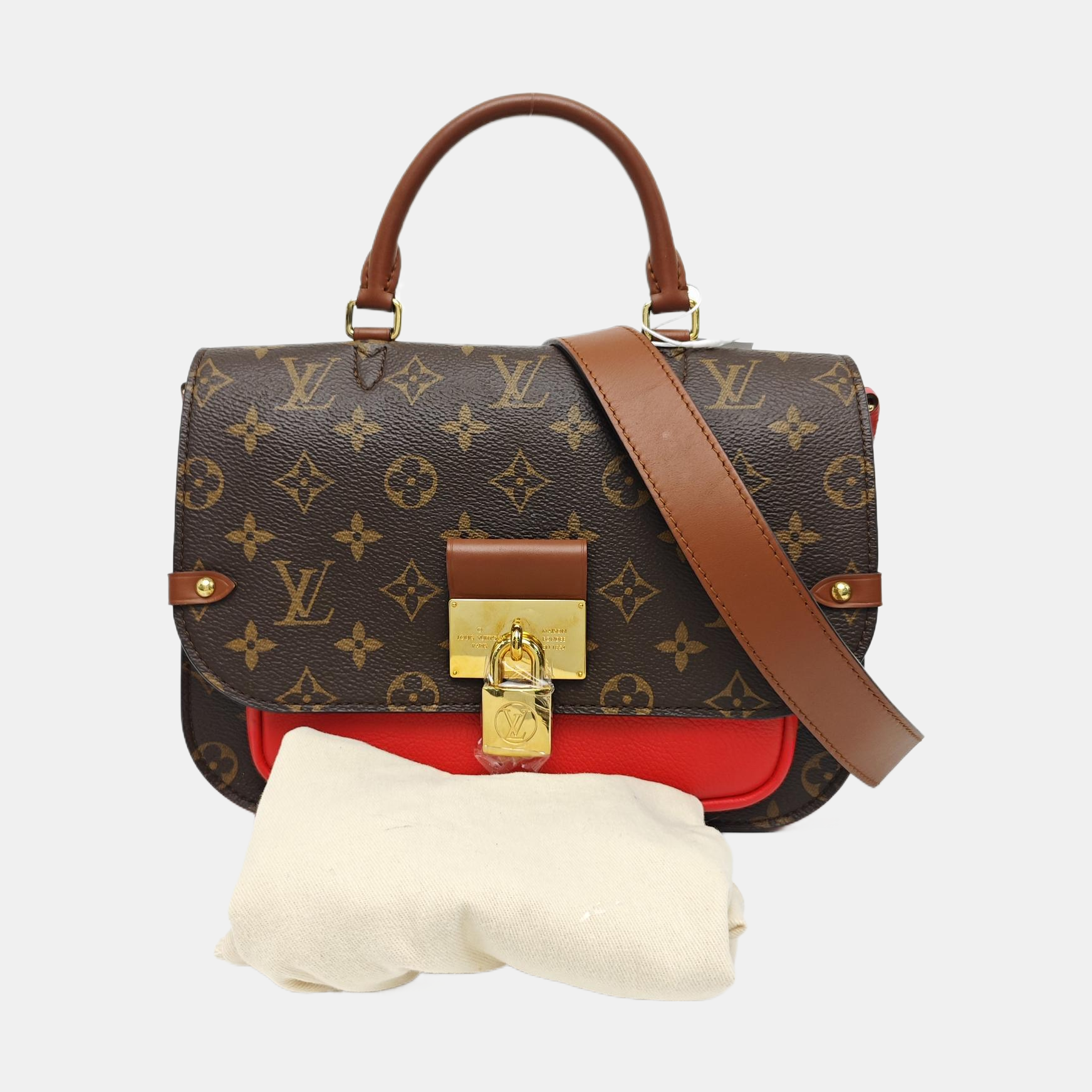 VAUGIRARD Monogram Coated Canvas Brown