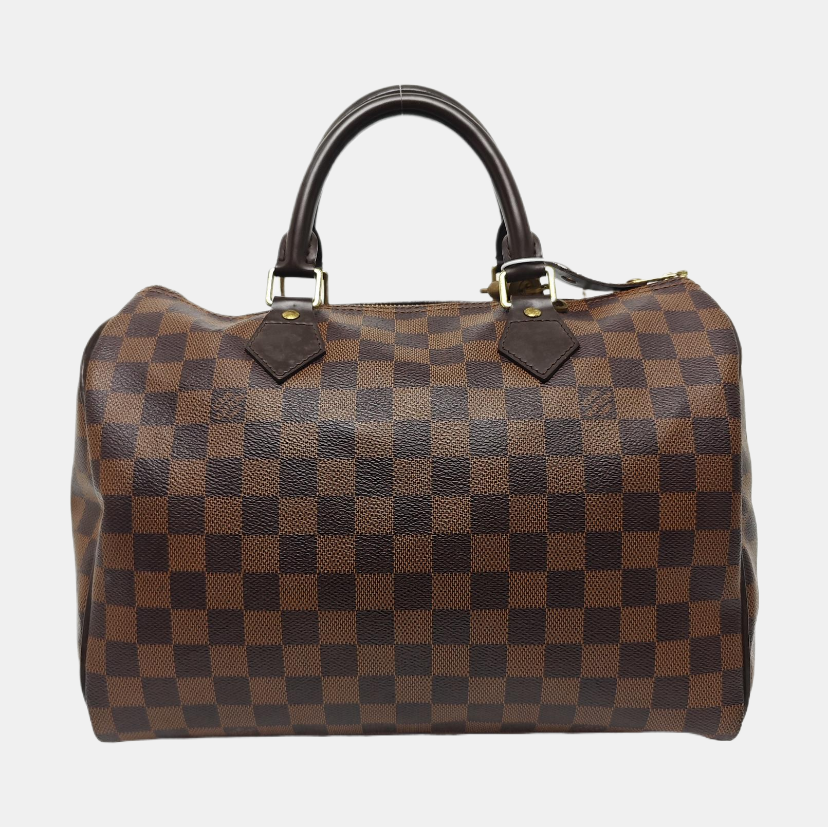 SPEEDY 30 Damier Ebene Coated Canvas Brown