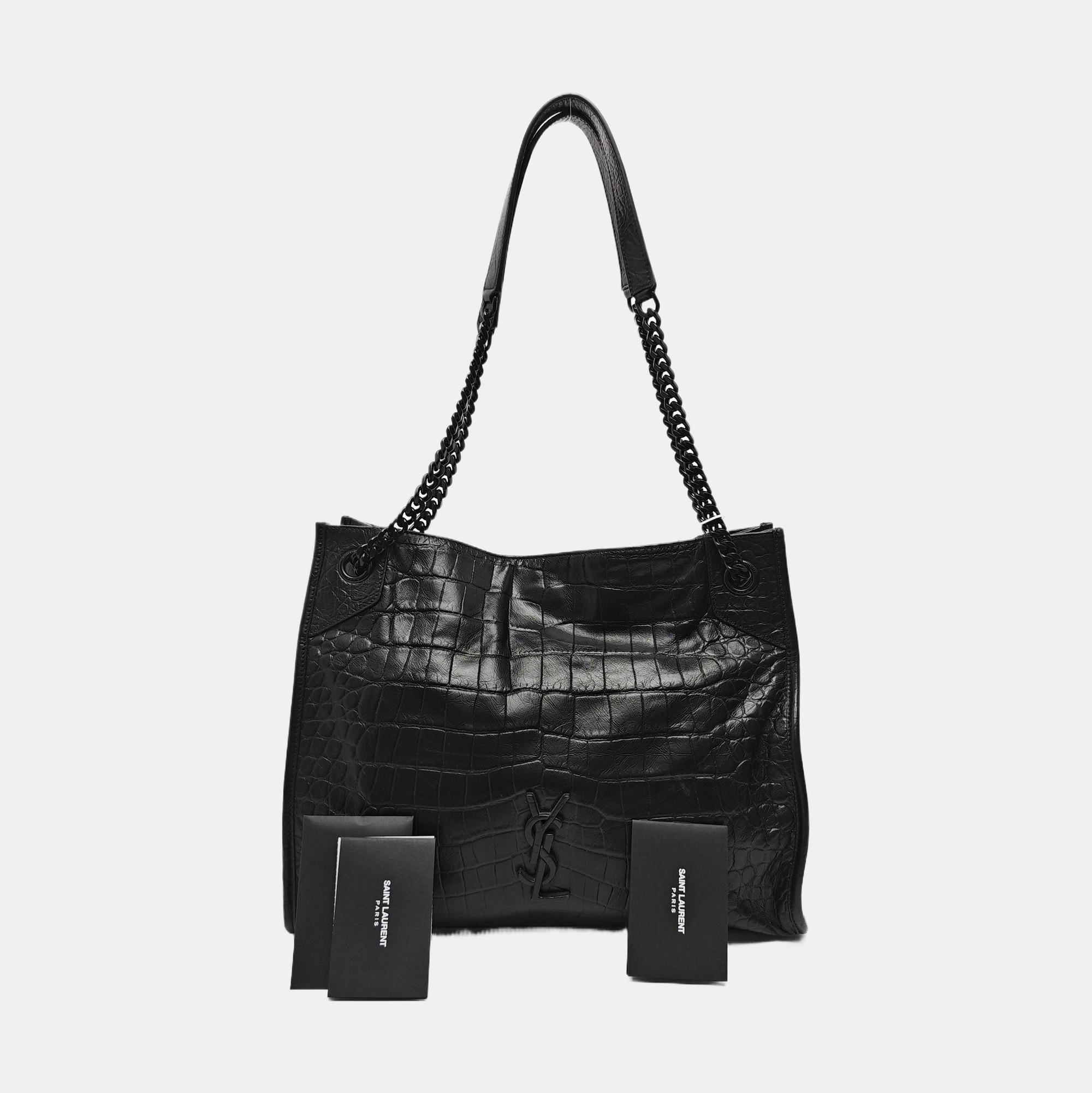 NIKI Large Calfskin Black