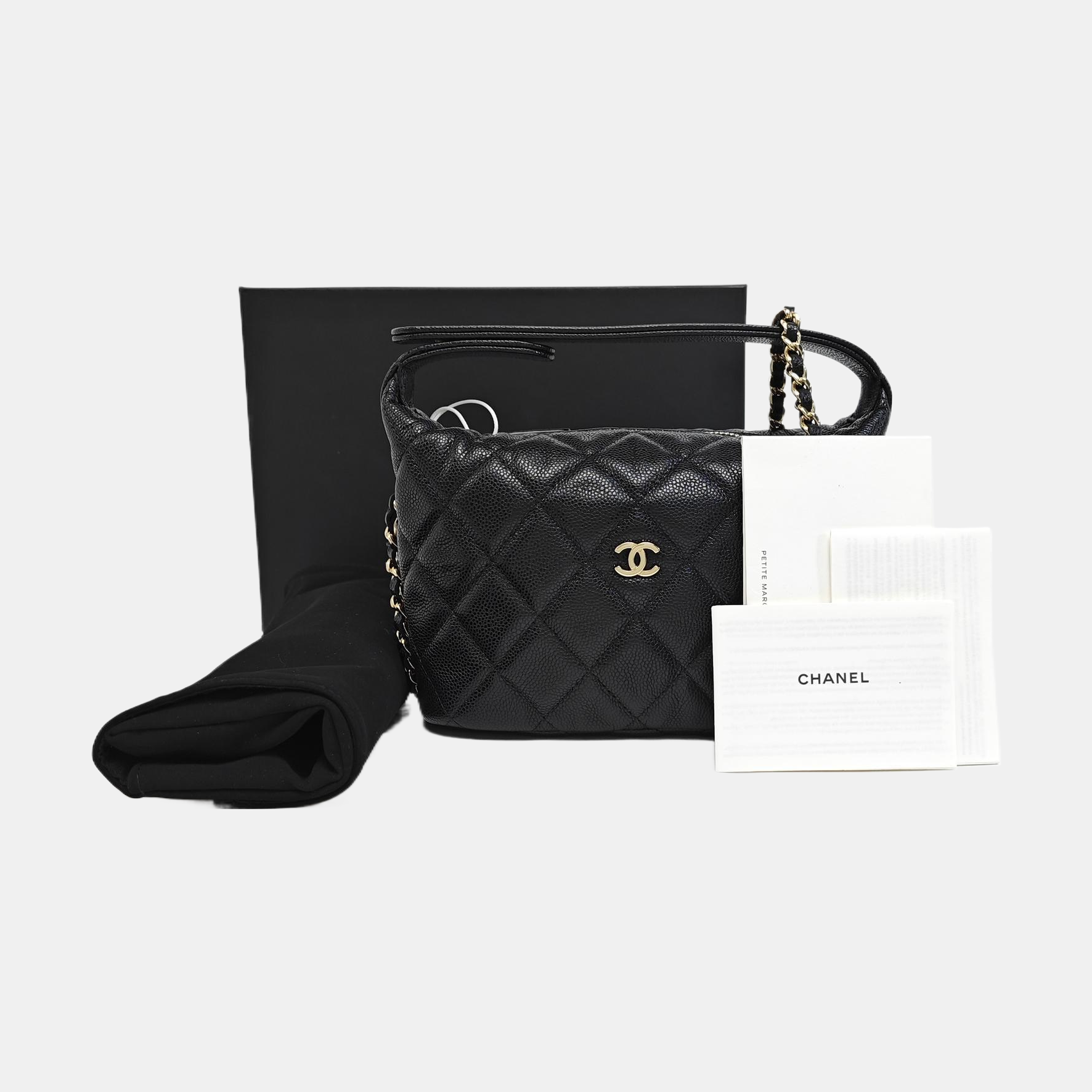 HOBO Quilted Grained Calfskin Black