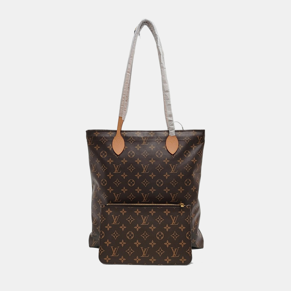 CARRY IT Monogram Coated Canvas Brown