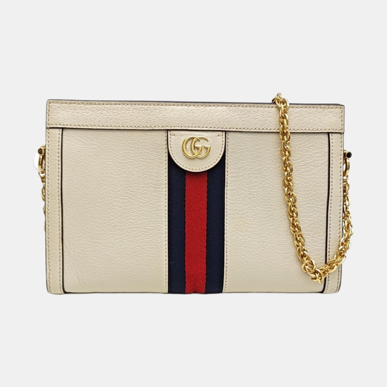 Ophidia Small Calfskin White