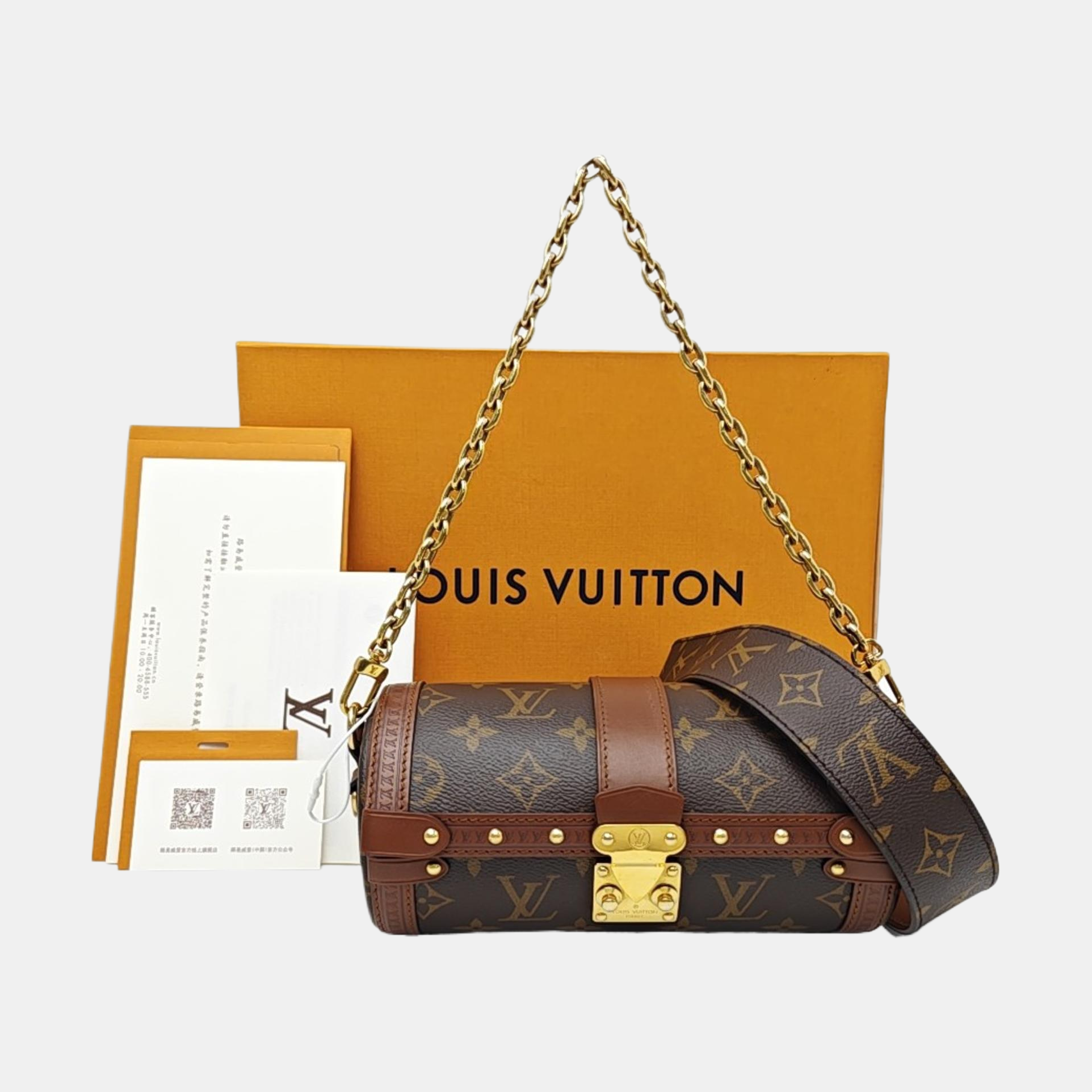 PAPILLON 19 Monogram Coated Canvas Brown