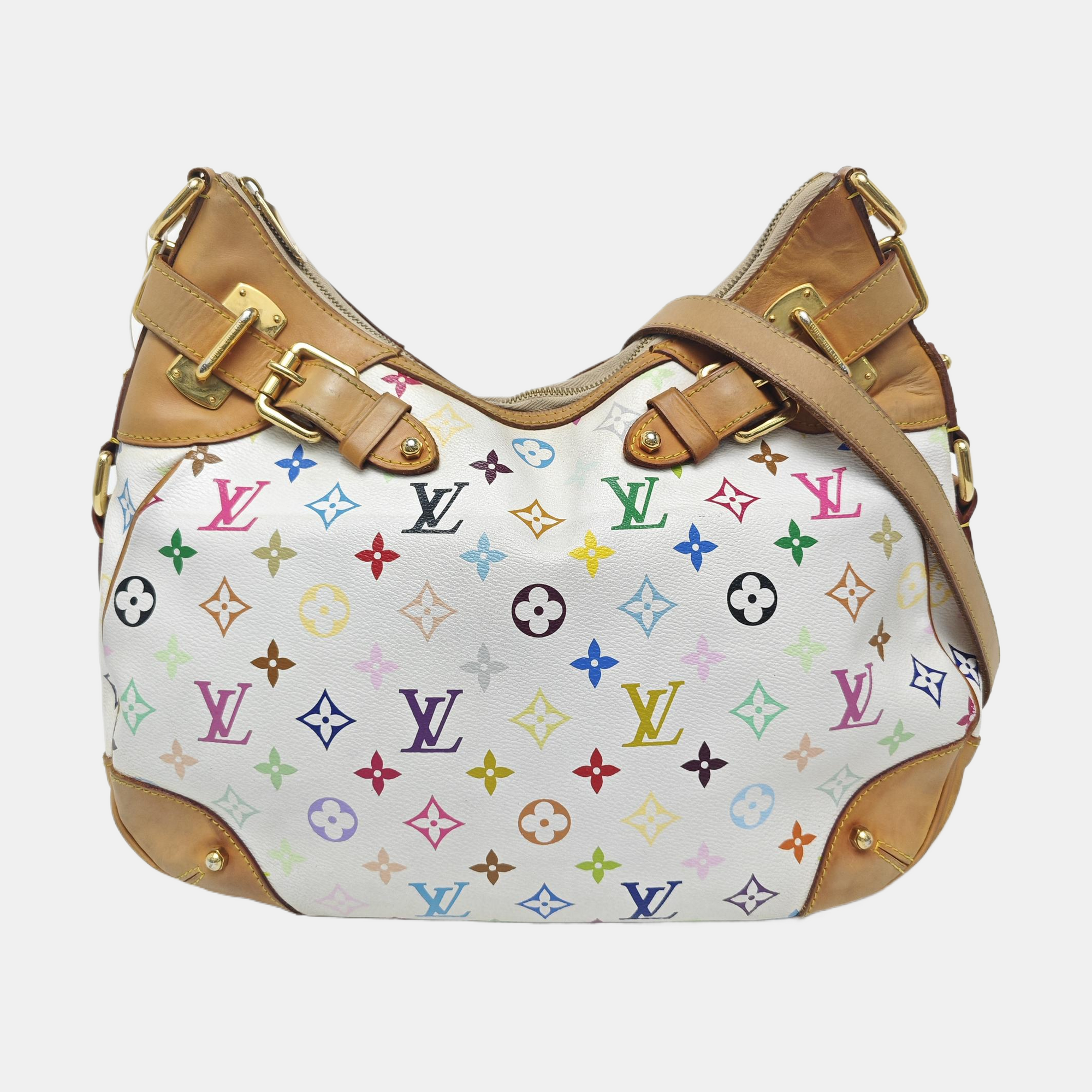 LV × TM GRETA Monogram Coated Canvas White