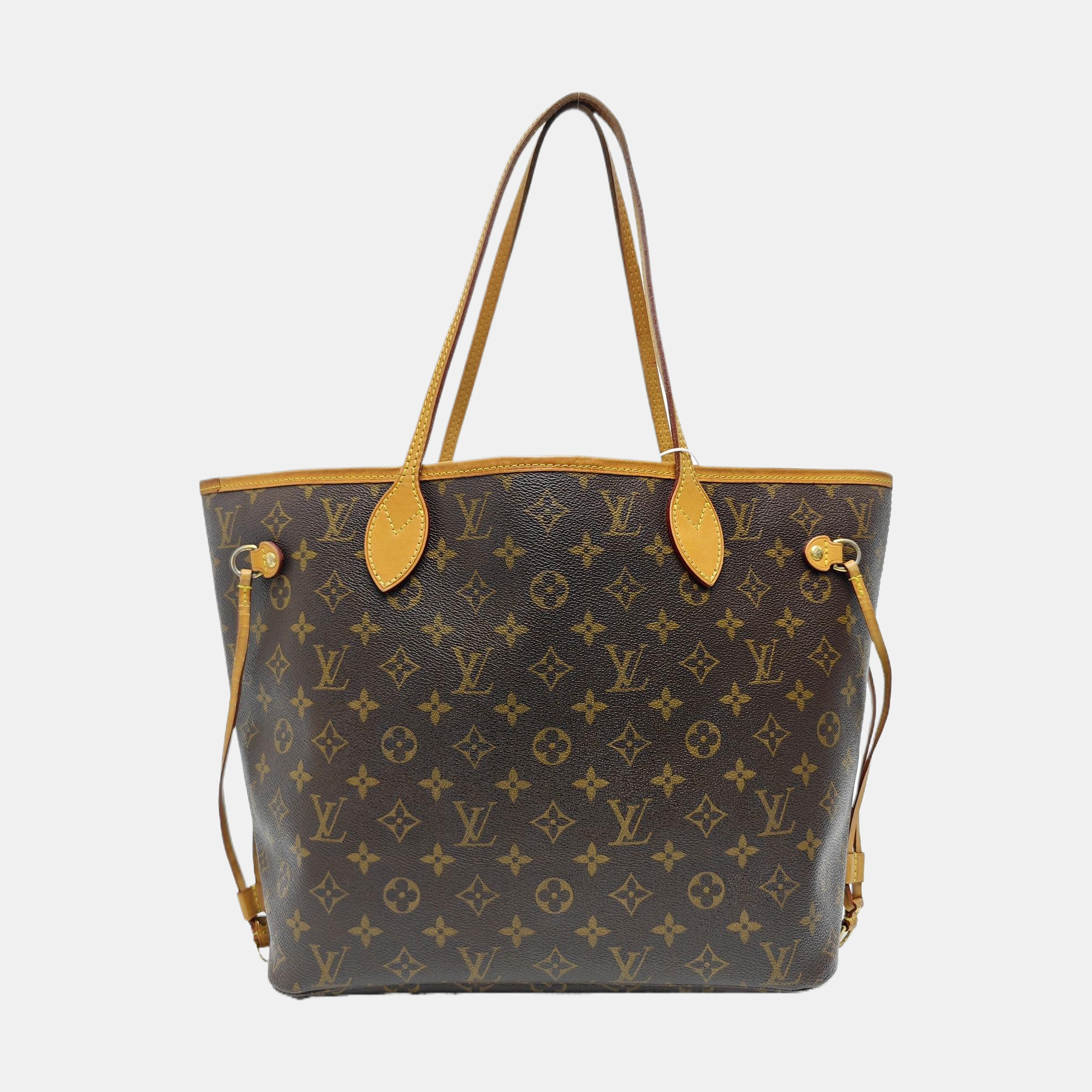 NEVERFULL MM Monogram Coated Canvas Brown