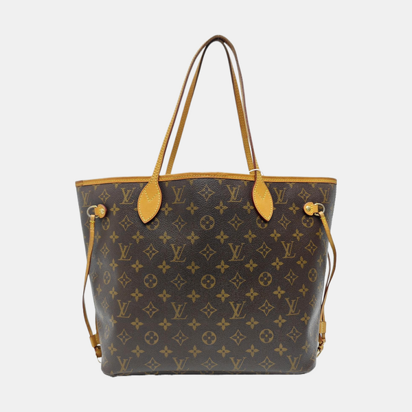 NEVERFULL MM Monogram Coated Canvas Brown