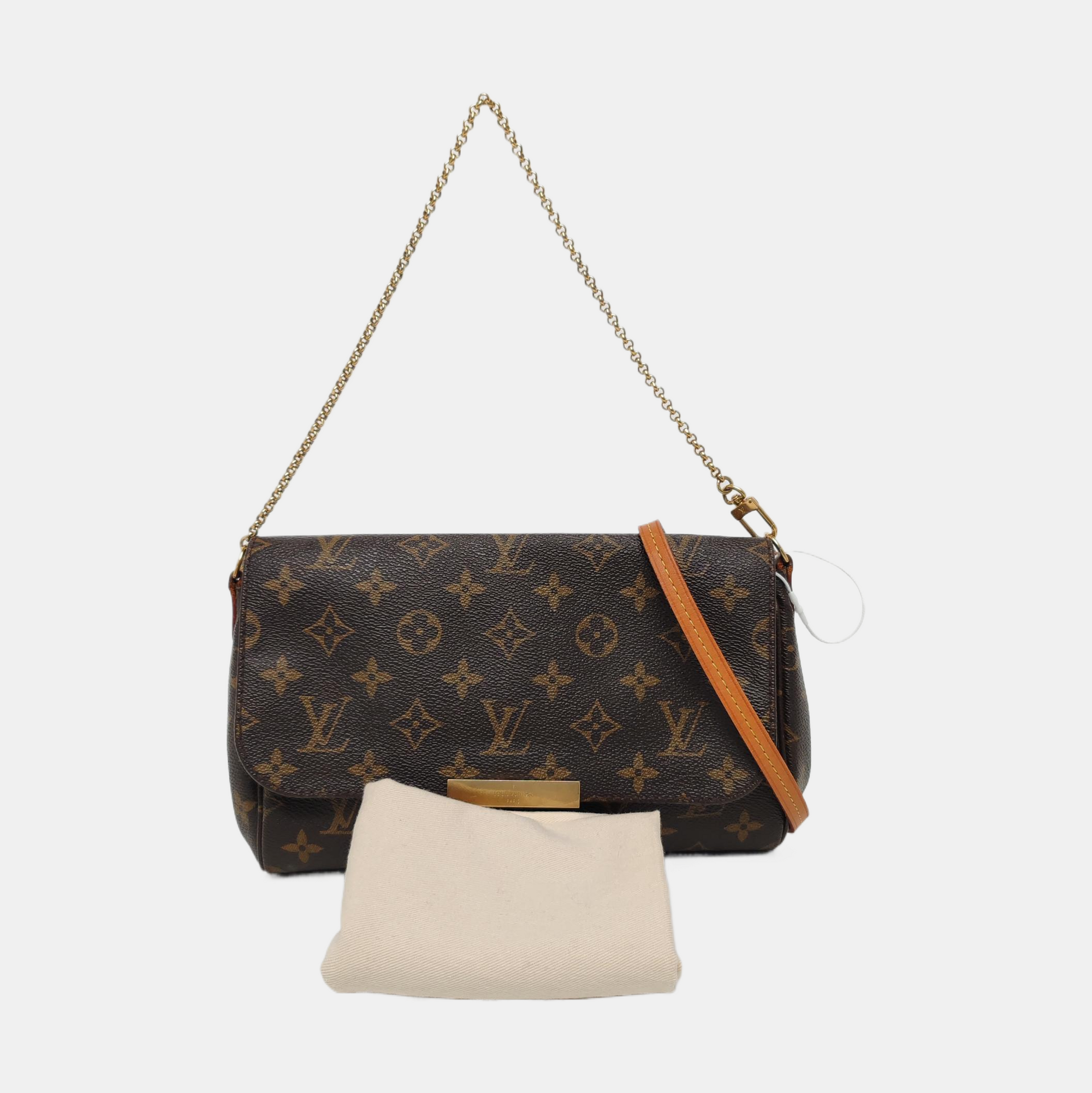 FAVORITE PM Monogram Coated Canvas Brown