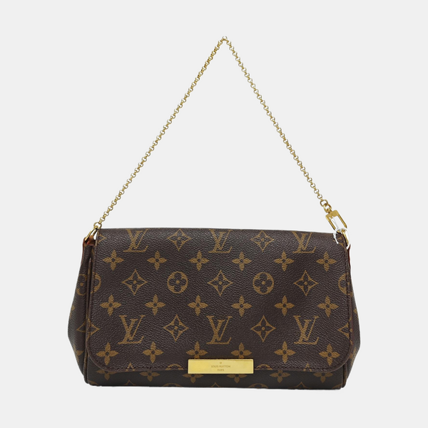 FAVORITE MM Monogram Coated Canvas Brown