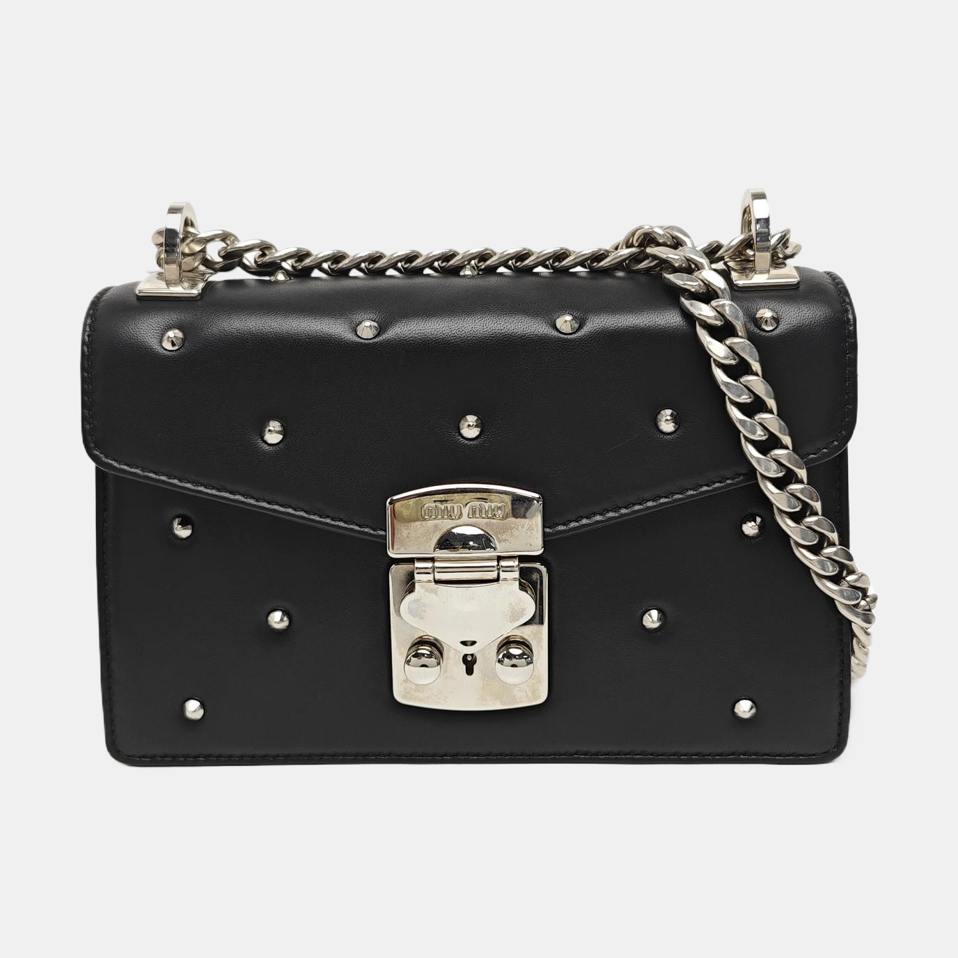 Lambskin Shoulder Bag Black