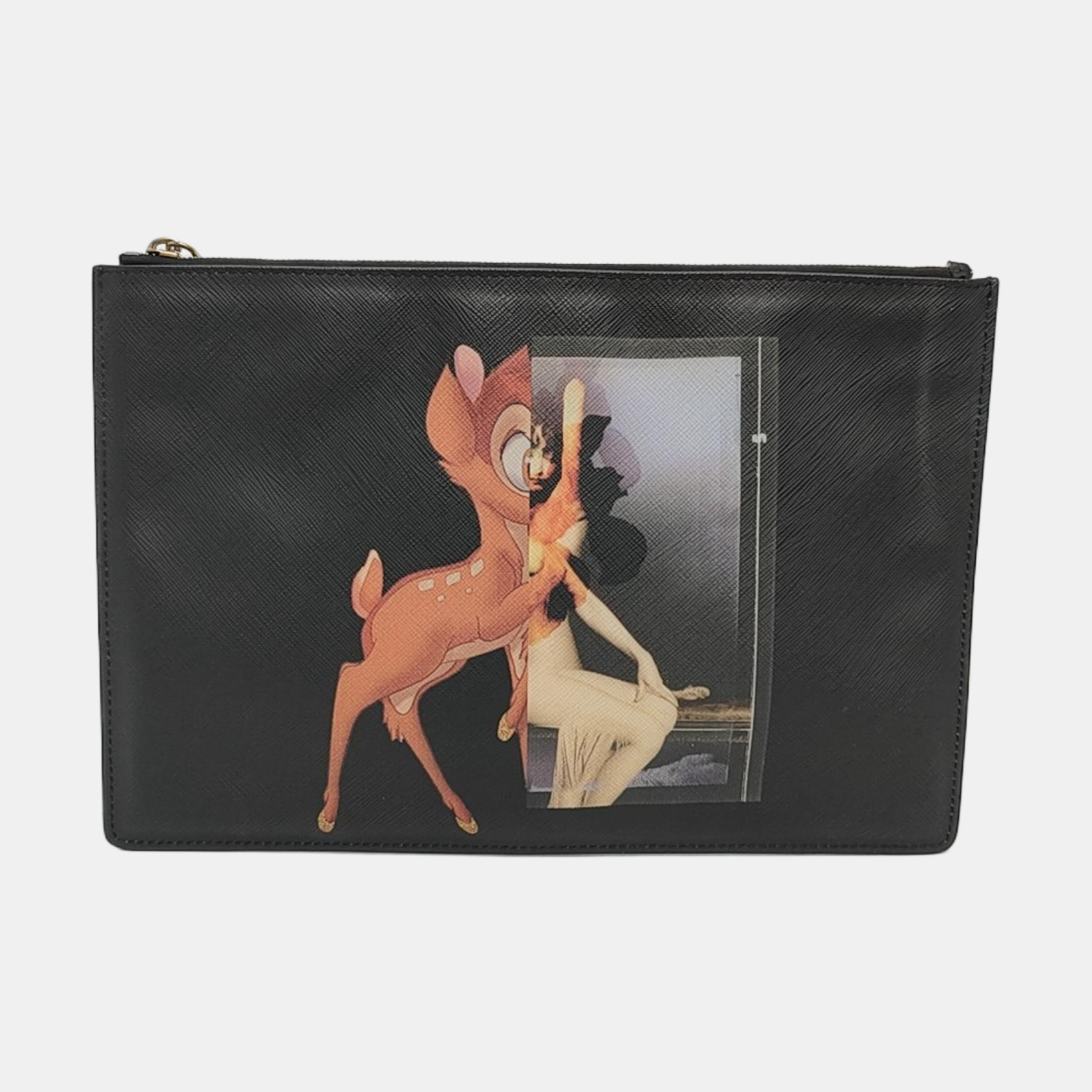 Calfskin Clutch Black