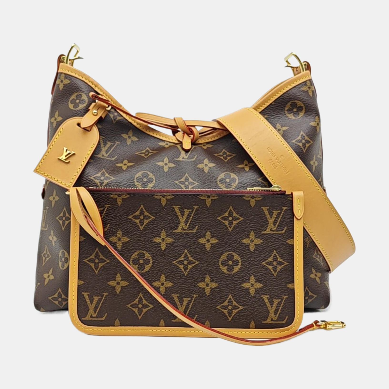 CARRYALL PM Monogram Coated Canvas Brown