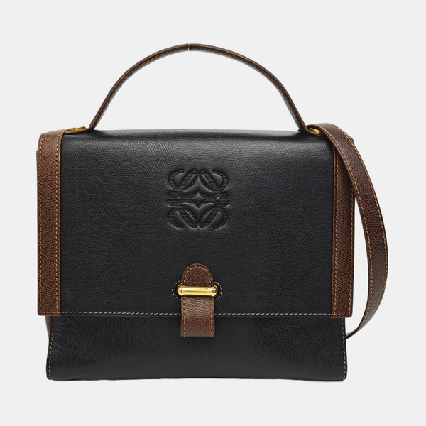 Calfskin Shoulder Bag Black