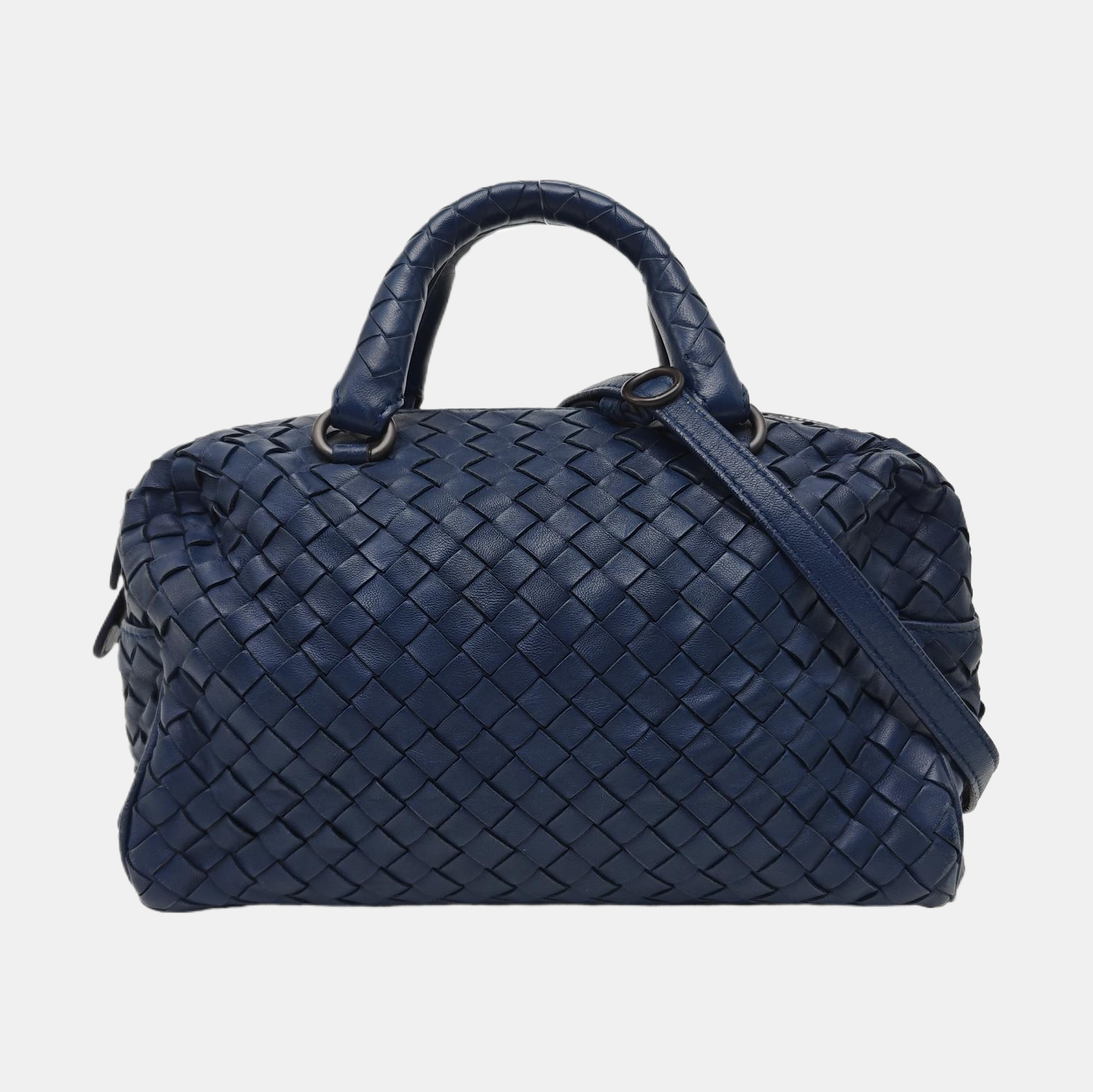 Lambskin Shoulder Bag Blue