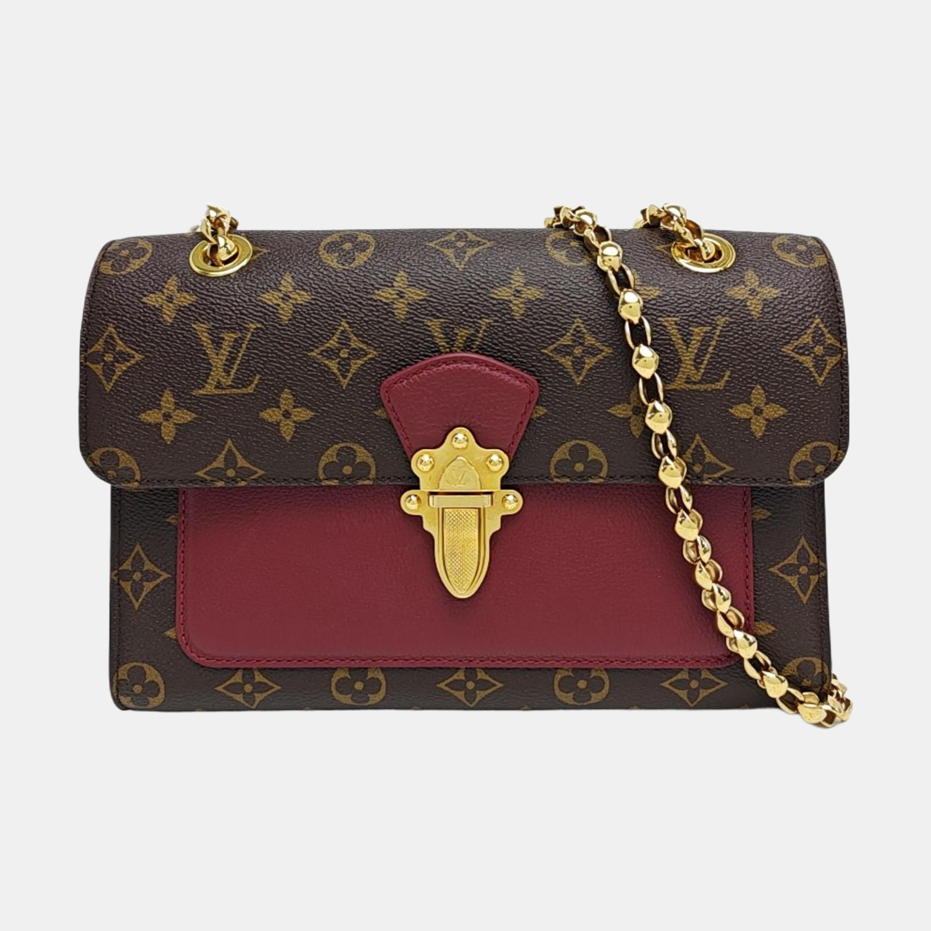 VICTOIRE Monogram Coated Canvas Brown