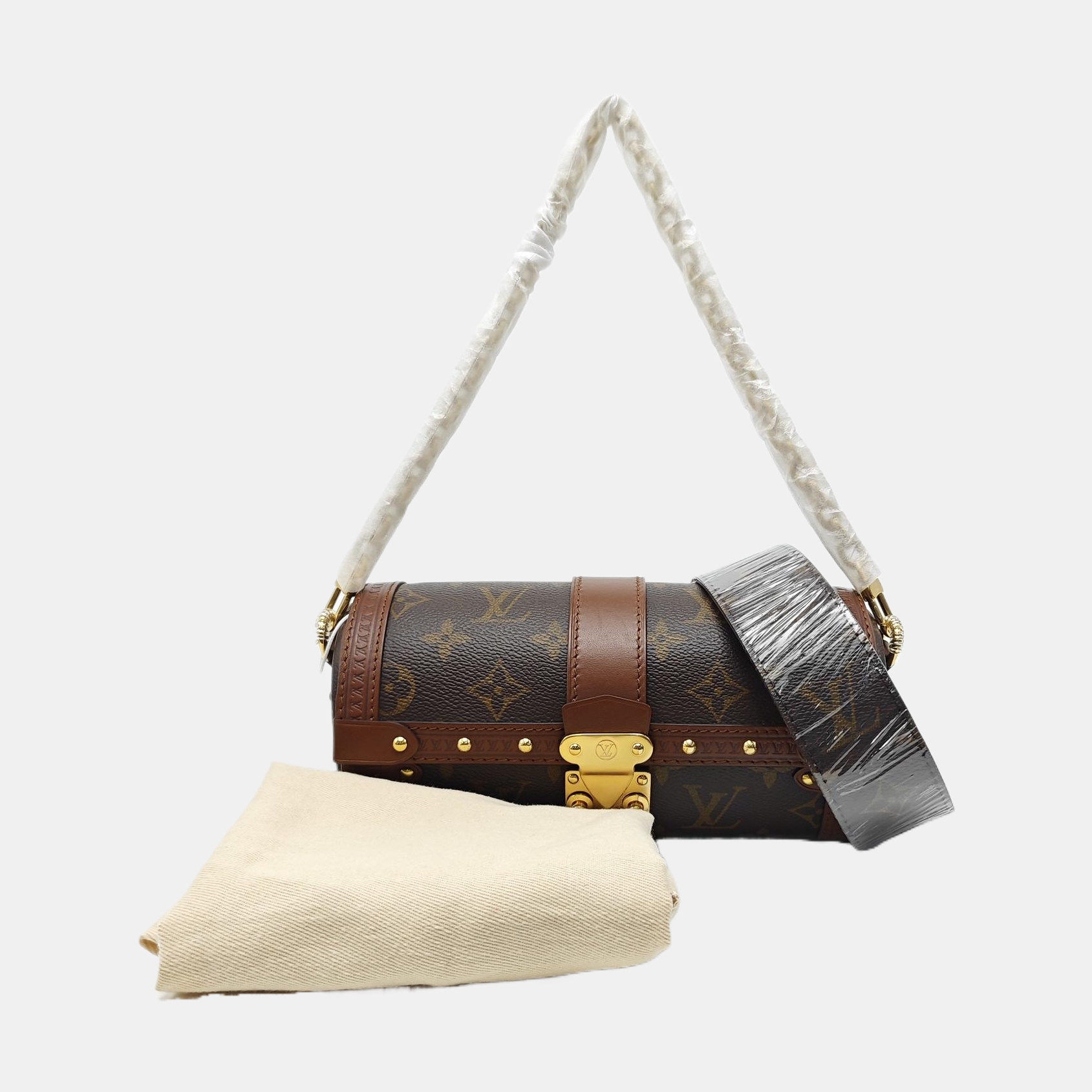 PAPILLON 19 Monogram Coated Canvas Brown