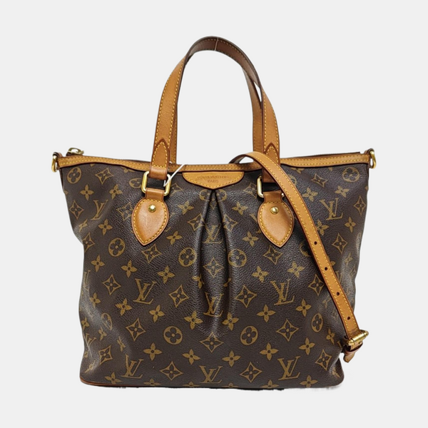 PALERMO PM Monogram Coated Canvas Brown