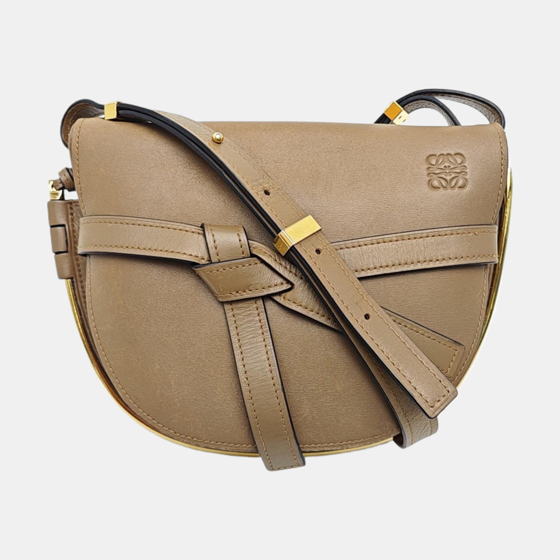 Gate Small Calfskin Brown