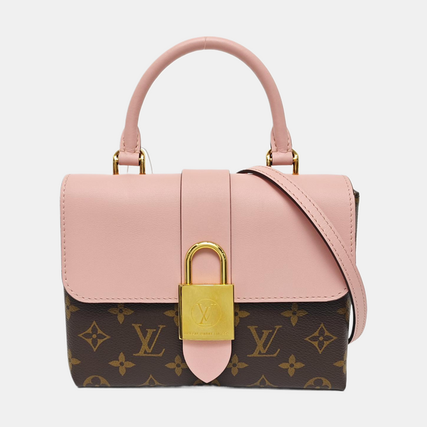 LOCKY BB Monogram Coated Canvas Pink