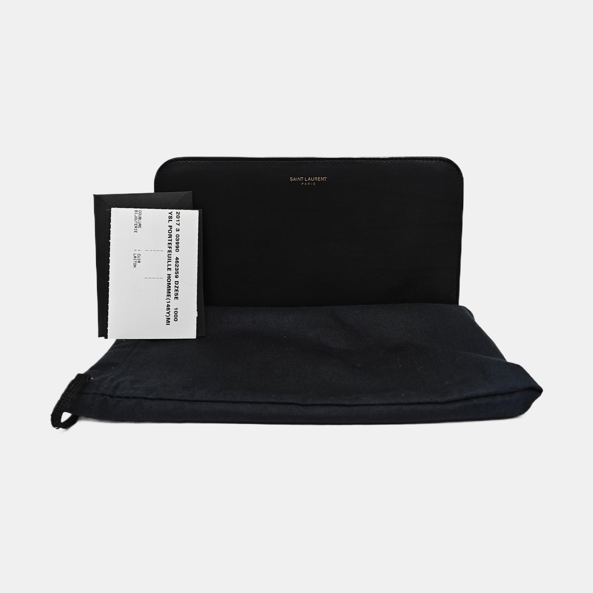 Calfskin Wallet Black